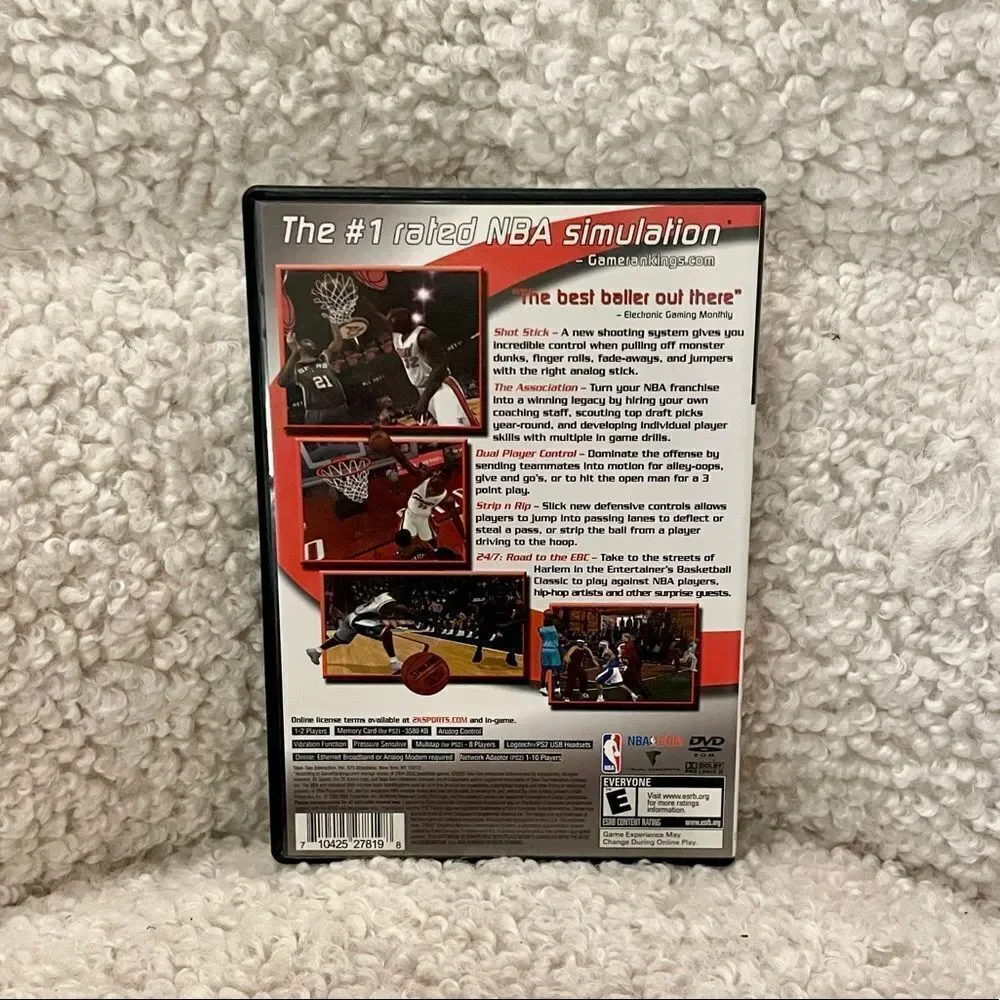 PlayStation 2 PS2 NBA 2K6 Shaq Miami 32 Basketball Video Game